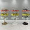 Metal Round Rotating Underwear Rack, 3/4 Layer Clothing Store Bra Shorts Socks Display Rack Floor-Standing Nakajima Rack Keyring Hats Toys Show Rack Jewelry Holder, Used in Boutique/mall Exhibition view 3