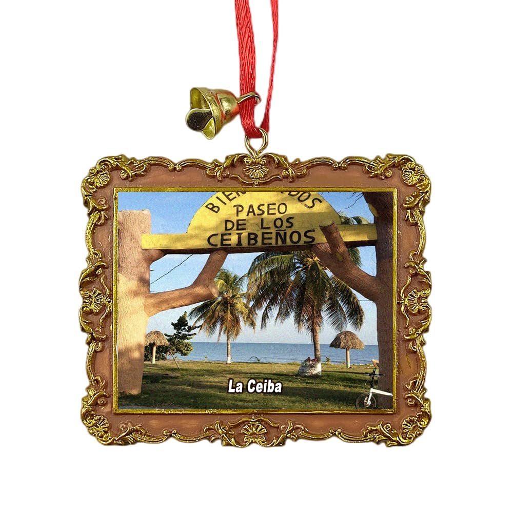 La Ceiba Honduras Travel Souvenir Xmas Tree Ornament Hanging Pendant Home Christmas Party Decoration