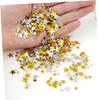 jojofuny Five-pointed Star Confetti Mixed Silver Glitter for Party Decorations Wedding Festivals and Diy Crafts Table Confetti view 2