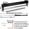 Adjustable Clothing Organizer Holder - Extendable Pull Out Closet Rod, Pull Out Clothes Hanger Rail, Steel Sliding Pants Hanger Rod, Closet Organizer Rack, Space-saving,Load-bearing Up To 25Kg ( Size view 2