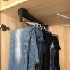 Adjustable Clothing Organizer Holder - Extendable Pull Out Closet Rod, Pull Out Clothes Hanger Rail, Steel Sliding Pants Hanger Rod, Closet Organizer Rack, Space-saving,Load-bearing Up To 25Kg ( Size view 3