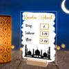 Didiseaon Acrylic Table Ornament Home Decor Eid Decorations Eid Ramadan Souvenir Ramadan Party Table Decorations Ramadan Decorations Erasable Decorate Writing Board Set up view 2