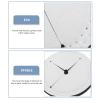 4Pcs White Eva Glass Coasters Set, Heat Transfer Wine Cup Cushions, Non-Slip DIY Goblet Coasters for Party, 3.93 X 3.93 X 0.20 Inches view 3