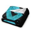 Dysautonomia Awareness Ribbon Fleece Blanket Soft Micro for Bed 60"X50" view 2