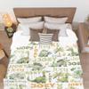 Ottoy Personalized Dinosaurs Baby Blanket Gifts for Boys Dinosaurs Custom Name Blanket for Girls Boy Super Soft Blankets for Couch Air-Conditioning Quilts Chirstmas Gifts Decor 120"x90" for Family view 3