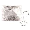 INEARZ Family Christmas Decoration Christmas Wreath Hook with Beaded Star Metal Christmas Flower Hook view 1