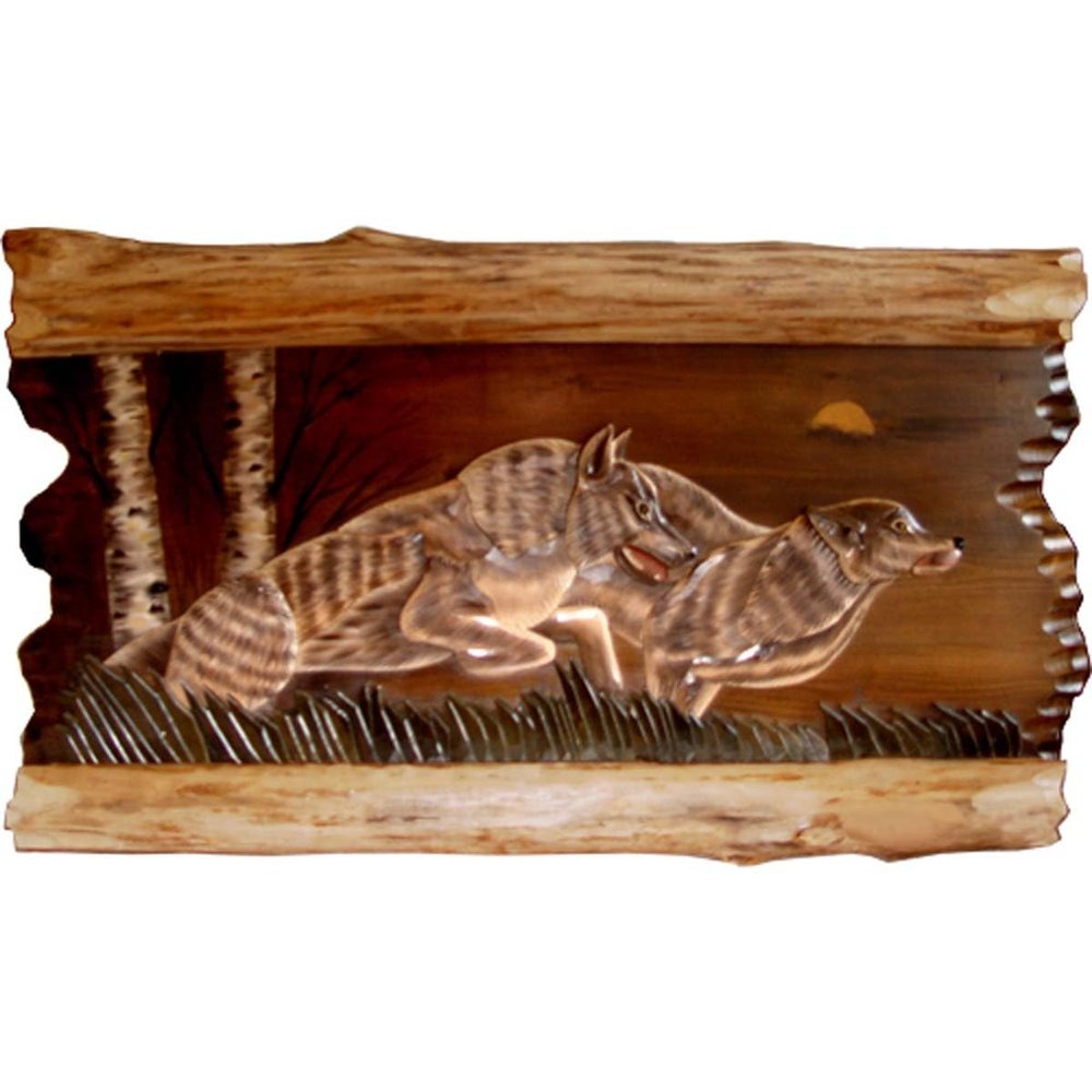 BLACK FOREST DECOR Wolf Run Wall Art