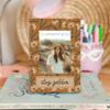 Clairmont & Co MF2182 Boho Stay Golden Wildflowers 4 x 6 Wood Mini Wall Or Tabletop Picture Frame Display view 2