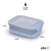 Ello Plastic 3.7 Cup Meal Prep Set 10 Pc, 5 Pack Set - BPA Free Plastic Food Storage Container with Silicone Boot and Airtight Lids, Dishwasher, Microwave, and Freezer Safe, Melon view 3
