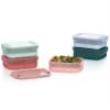 Ello Plastic 3.7 Cup Meal Prep Set 10 Pc, 5 Pack Set - BPA Free Plastic Food Storage Container with Silicone Boot and Airtight Lids, Dishwasher, Microwave, and Freezer Safe, Melon view 4