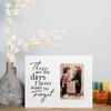 Clairmont & Co LF1624 These Are The Days I Never Want To Forget White 8.5 x 11 Wood Lily Wall or Tabletop Picture Frame Display view 2