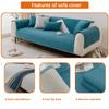 Cenyu Funny Fuzzy Couch Covers for Sofa, Cotton Magic Sofa Cover Mat for PetsNon Slip Linen Sofa CoverWashable Sofa Protector Anti Scratch (Lake Blue, 70x180cm/27.5x70.8 inches) view 4