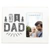 Clairmont & Co LF2372 No 1 Dad Whimsy Trees White 8.5 x 11 Wood Lily Wall or Tabletop Picture Frame Display view 1
