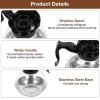 Universal Coffee Pot with Comfortable Handle, Tight Fit Spout, Versatile Usage 1.2QT ABS Coffee Maker Pot for Coffee Machine Stove view 3