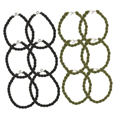 BESPORTBLE 60pcs Reusable Elastic Rope Compact Blousing Strap Camping Blousing Strap Outdoor Leg Tie Rope
