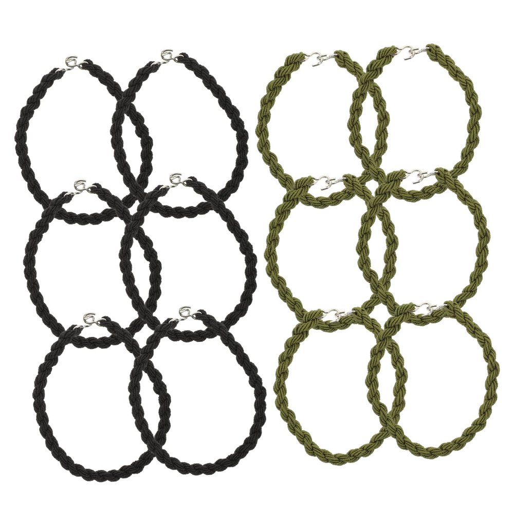 BESPORTBLE 60pcs Reusable Elastic Rope Compact Blousing Strap Camping Blousing Strap Outdoor Leg Tie Rope