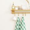 Green Kitchen Towels - 6 Pack, 100% Cotton, 30"x20", Reusable, Plaid Pattern Dish Tea Towels with Hanging Loop - St. Patrick's Day Decor, Absorbent, Washable and Durable Dish Cloths (6 Pack) view 3