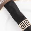 5 Black Premium 20x20 in Scuba Polyester Dinner Table Cloth Napkins Wedding Party Events Reception Home Decorations Supplies view 2