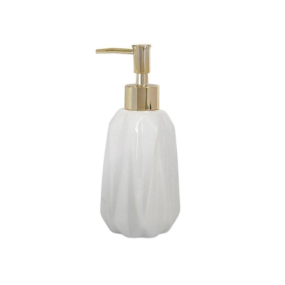 Handsoaps Dispenser Stylish Modern Ceramic Soap Dispenser Lotion Refill Bottle Shampoo Shower Gel Bottle Suitable for Bathroom Or Kitchen Soap Dispenser Kitchen (Color : A)
