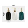 Handsoaps Dispenser Stylish Modern Ceramic Soap Dispenser Lotion Refill Bottle Shampoo Shower Gel Bottle Suitable for Bathroom Or Kitchen Soap Dispenser Kitchen (Color : A) view 2