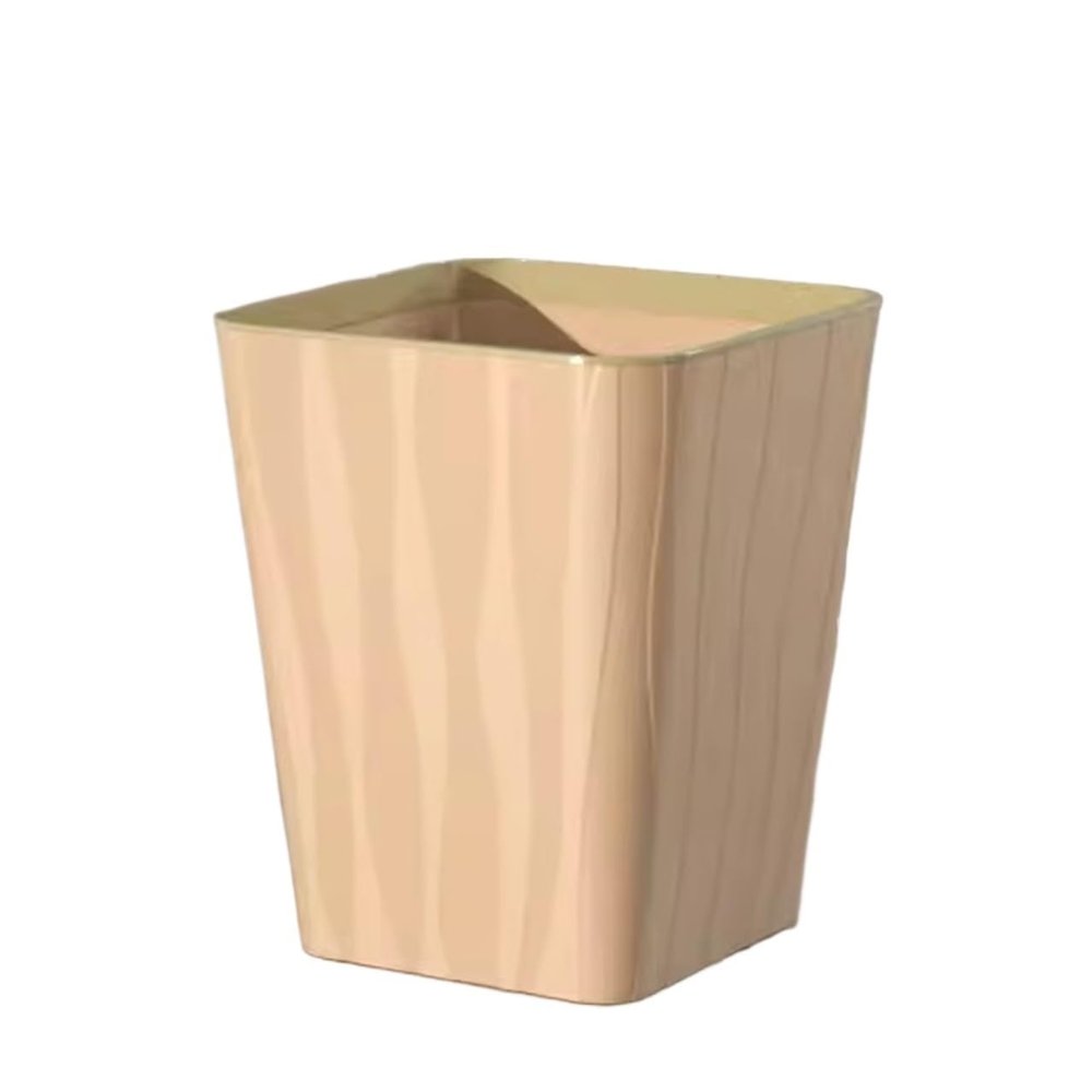 GLigeT Garbage Can Trash Can Square Lidless Large Capacity Garbage Can Simple Fashion Colorful Wastebasket for Living Room Bedroom Kitchen Bathroom Trash Bin (Color : D)