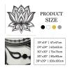 Mandala Wall Art, Lotus Flower Metal Wall Art, Large Metal Mandala Wall Decor, Lotus Mandala Wall Art, Yoga Art, Spiritual Wall Art, Home Bedroom Wall Decor, Metal Wall Art for Living Room (30"x30" | 76x76cm, Gold) view 4
