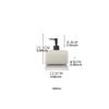 Handsoaps Dispenser Stylish Appearance Multifunctional Ceramic Soap Dispenser Lotion Bottle Shower Gel Shampoo Dispenser Bottle Suitable for Bathroom Soap Dispenser Kitchen (Color : A) view 2