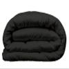 KANISHKA BEDDING All-Season Extra Soft Luxurious Classic Light Pure Microfiber with 200 GSM Comforter - Full Or Queen - 90 by 90 Inch Colour-Dark Grey view 1
