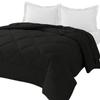 KANISHKA BEDDING All-Season Extra Soft Luxurious Classic Light Pure Microfiber with 200 GSM Comforter - Full Or Queen - 90 by 90 Inch Colour-Dark Grey view 2