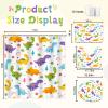 KINUUIS 4 Pcs Kids Bathroom Set Cartoon Dinosaur Shower Curtain Sets with Non-Slip Rugs Toilet Lid Cover and Bath Mat Set, Children Boy Bathroom Decor with 12 Hooks view 2