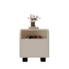 ULTRAWAVE Nightstands Indoor Square Bedside Table Modern Minimalist Cream Style Bedroom Bedside Storage Cabinet Living Room Side Cabinet Bedside Table view 1