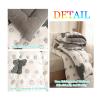 XHCTNN Thickened Super Soft Lambswool Winter Quilt, Breathable Warm Bed Quilted Comforter Fabric Fluffy Plush - Skin Friendly Fleece Double Sided Blanket Quilt(A,150 * 200cm/3.5kg) view 3