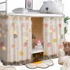 Dorm Bunk Bed Curtains Home Upper&Bottom Bed Cloth Curtain Lightproof Bed Tents Drapes Breathable Dustproof Bed Canopy with Rope Buckles(1 Panel) view 2