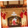 NOLITOY Xmas Mantel Hook Stocking Holder Base for Festive Decoration Versatile Use for Stockings Bags and More for Holiday Parties and Everyday Organization view 2