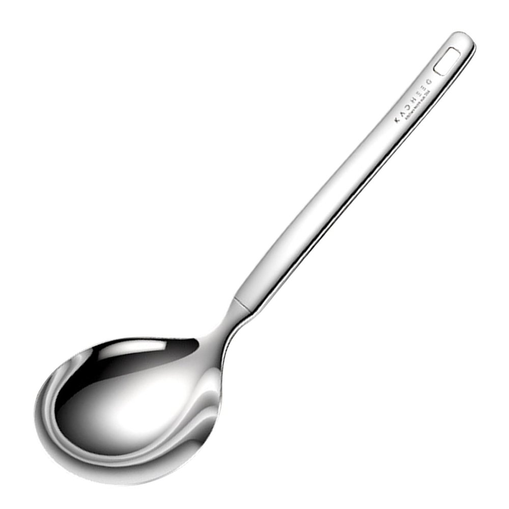 Soup Ladles, Durable 304 Stainless Steel Soup Spoon, Multi-Purpose Cooking Spoons with Stainless Steel, Kitchen Utility Gadgets Soup Spoons for Hot Chocolate, Cereals, Soups, Coffee (A)
