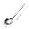 Soup Ladles, Durable 304 Stainless Steel Soup Spoon, Multi-Purpose Cooking Spoons with Stainless Steel, Kitchen Utility Gadgets Soup Spoons for Hot Chocolate, Cereals, Soups, Coffee (A) view 2