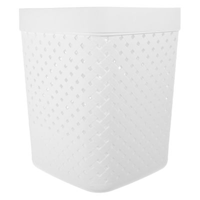 NUOBESTY Bathroom Wastebasket Open-top Trash Can for Home Office and Bedroom Compact Garbage Container for Easy Disposal of Household Waste