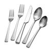 KINGSTONE Silverware Set for 8, 40-Piece 18/10 Stainless Steel Flatware Set,Forged Cutlery Set Matte Satin Finish, Dishwasher Safe view 1