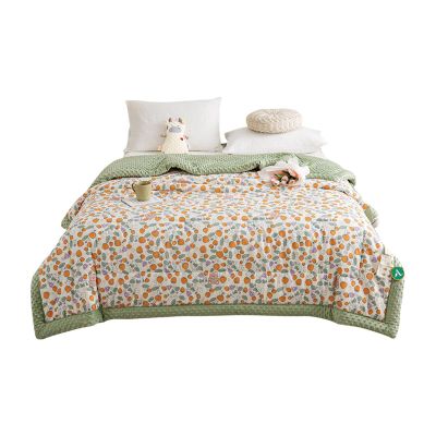 AOPPLSOT Heavy Winter Quilt, Warm Comforter for Winter, Thickened Bed Blanket, Double Fabrics, Luxury Soft Flannel and Lamb Velvet Fabric Quilts,I,150x200cm 2.4kg