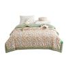 AOPPLSOT Heavy Winter Quilt, Warm Comforter for Winter, Thickened Bed Blanket, Double Fabrics, Luxury Soft Flannel and Lamb Velvet Fabric Quilts,I,150x200cm 2.4kg view 1
