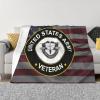 Rqwaaed US Special Forces Veteran Cozy Up with Our Ultra-Soft Fleece Blanket - Perfect for Home and Travel 60"x50" view 1