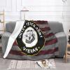 Rqwaaed US Special Forces Veteran Cozy Up with Our Ultra-Soft Fleece Blanket - Perfect for Home and Travel 60"x50" view 2