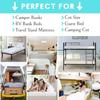 RV Twin(38x75) Sheet Set 4 Pcs- Sage Solid, 100% Egyptian Cotton 600 TC - RV Camper Bunk Sheets, Fits Upto 12 Inch Deep Pocket Mattress, For Travel Trailers Bedding- RV Twin Sheets For Camper view 4