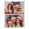 Custom Blanket with Photo Family Christmas Blanket New Year Gifts Bedroom Decorations Custom Name Blankets Christmas Fleece Blanket Super Soft Flannel Blanket Christmas Sofa Couch view 1
