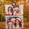 Custom Blanket with Photo Family Christmas Blanket New Year Gifts Bedroom Decorations Custom Name Blankets Christmas Fleece Blanket Super Soft Flannel Blanket Christmas Sofa Couch view 4