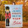 Custom Nutcracker Christmas Blanket It's The Most Wonderful Time of The Year Fleece Blanket Custom Name Blankets Christmas Fleece Blanket Super Soft Flannel Blanket Comfy Cozy Throw Blanket Decor view 4