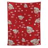 Custom Blanket with Your Face Christmas Santa Hat Your Photo Blanket Christmas Bedroom Decor Gift for Children Custom Name Blankets Christmas Fleece Blanket Super Soft Flannel Blanket view 1