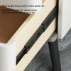 Solid wood nightstand with large capacity drawer,Sofa Side Table 2 Drawer Nightstand for Bedroom,wood nightstand organizer,wood nightstand organizer,Suitable for living room, bedroom, corridor, etc. ( view 2