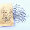 Chandelier Crystal Prisms Pendants 1000pcs 11mm Plated Steel Round Rings Bead Curtain Accessories Hanging Pendants Metal Connectors Chandelier Crystal Prisms Pendants view 3