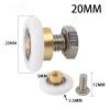 SBTRKT Durable Practical Glass Door Shower Door Rollers Wheels Replacement Shower Room Pulley Single Sliding (Size : 23mm) view 2